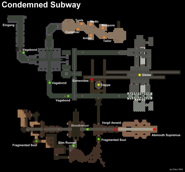 Map of the Condemned Subway