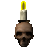 Skull With Candle